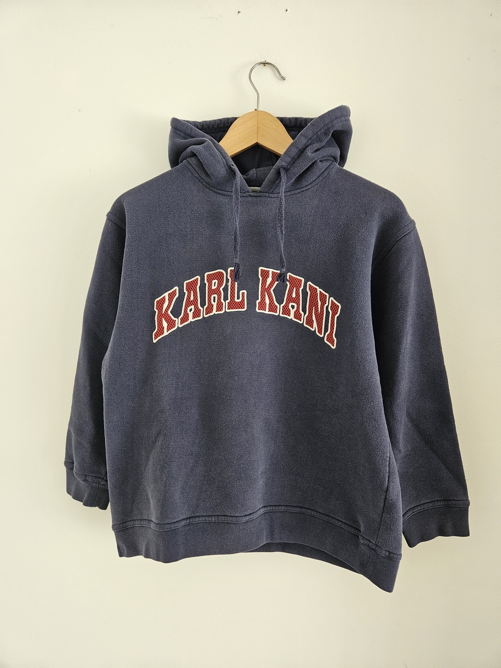 Karl Kani Navy Crewneck Hoodie Youth Large Hip Hop Y2k